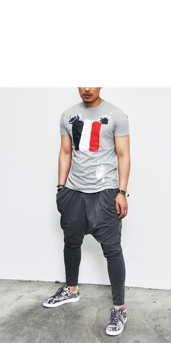 mens drop crotch sweatpants