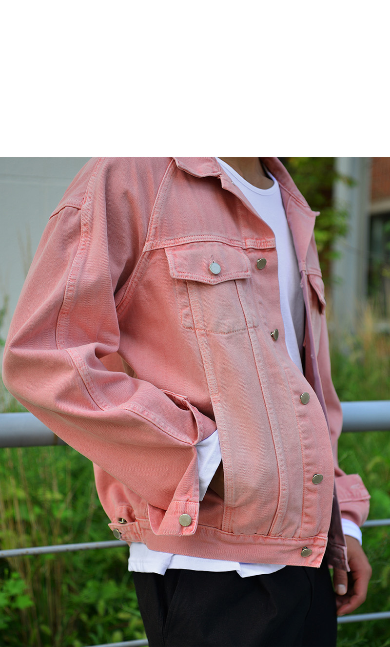 Outerwear :: Pigment Dying Retro Denim-Jacket 771