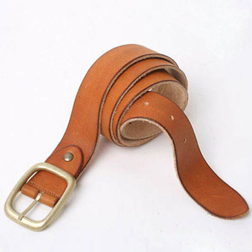 mens vintage leather belt