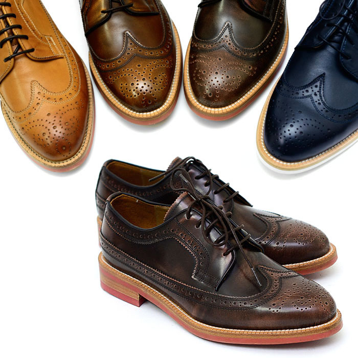 custom wingtip shoes