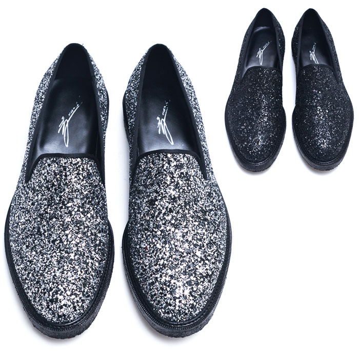 Glitter Encrusted Designer Slip On Loafer-Shoes 501