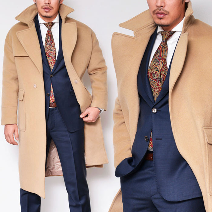 Hand-made Premium Wool Overcoat-Coat 109