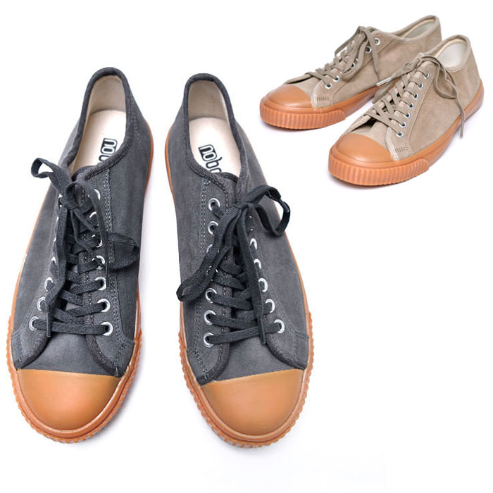 Shoes :: Contrast Toe Suede Sneakers-Shoes 542