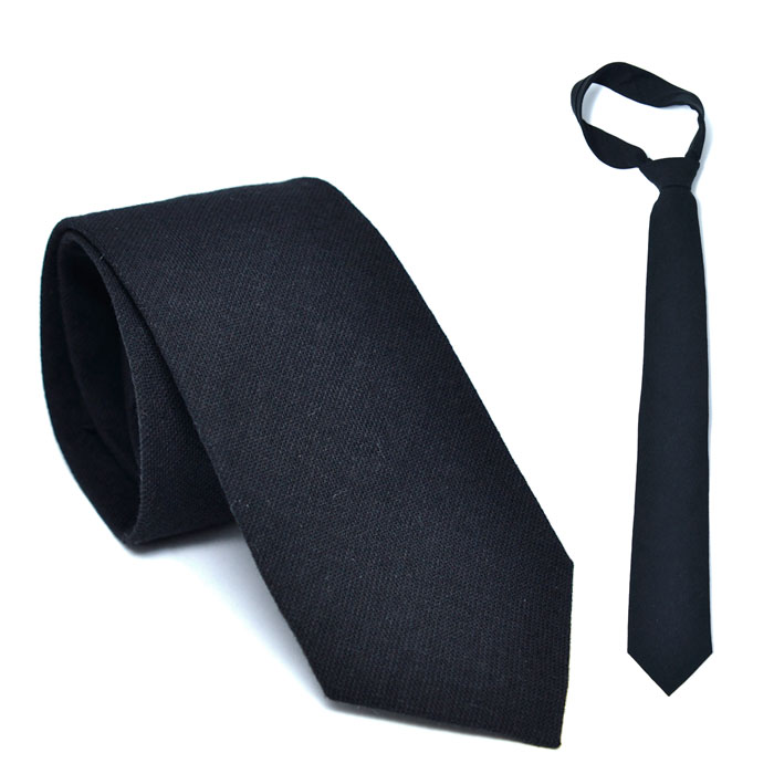 Accessories :: Ties :: Classic Wool Black-Tie 58