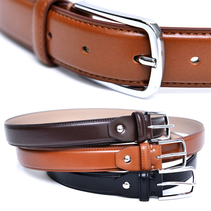 Sleek Modern Dress Leather-Belt 178