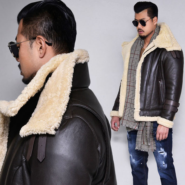 Lux Double Highneck Full Shearling Lambskin-Leather 147