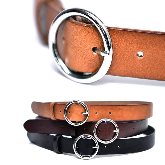 Accessories Belts O Ring Vintage Leather Belt 191