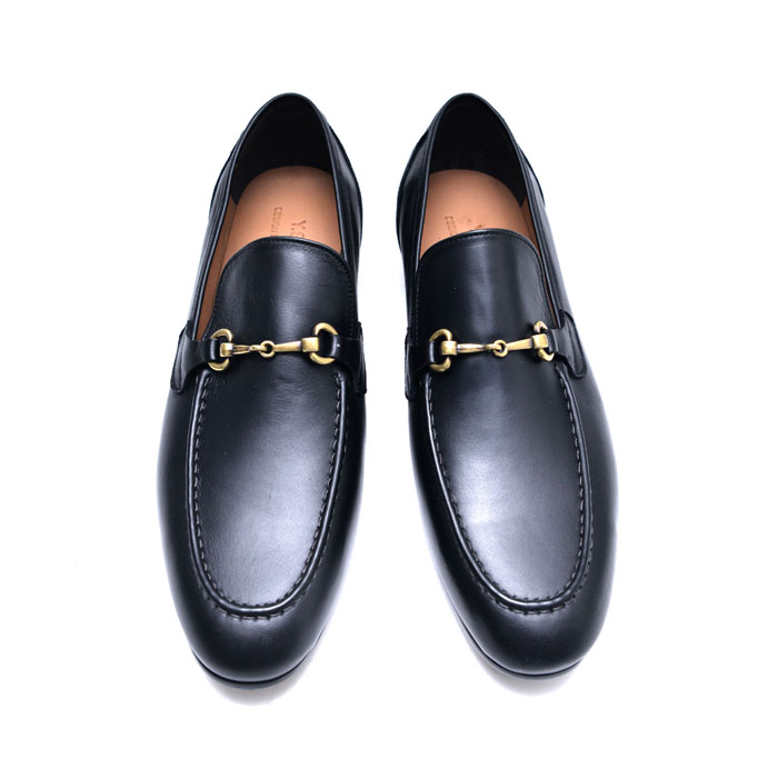 Parisian Chic Gold Chain Loafer-Shoes 705