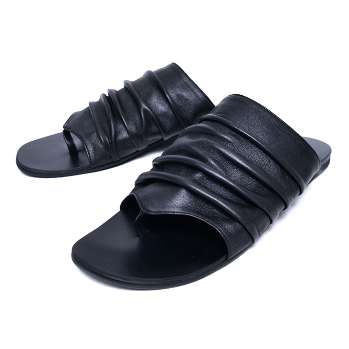 Rick Lux Lambskin Wrinkle Sandals-Shoes 743
