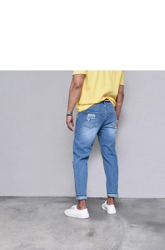 Funky Retro Semi-baggy Relax-Jeans 456