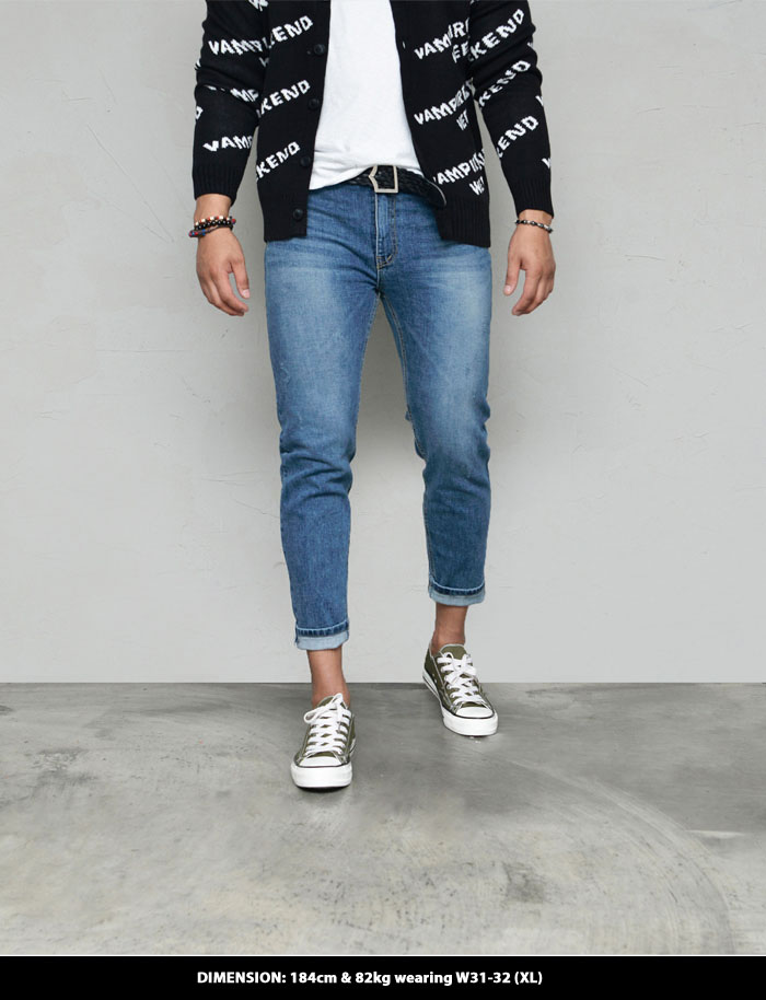 vintage slim ankle jeans