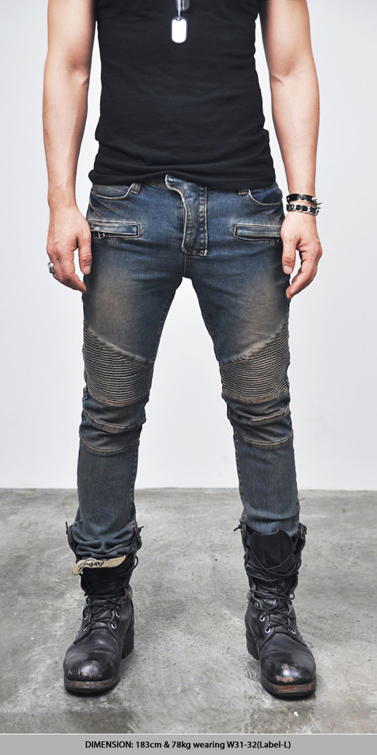 Sales :: :: Vintage Designer Skinny Biker-Jeans 85