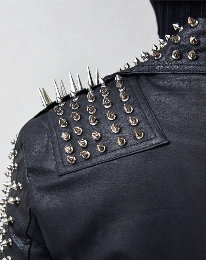 Outerwear :: Leather Jackets :: Spike Armor 100% Lambskin-Leather 113