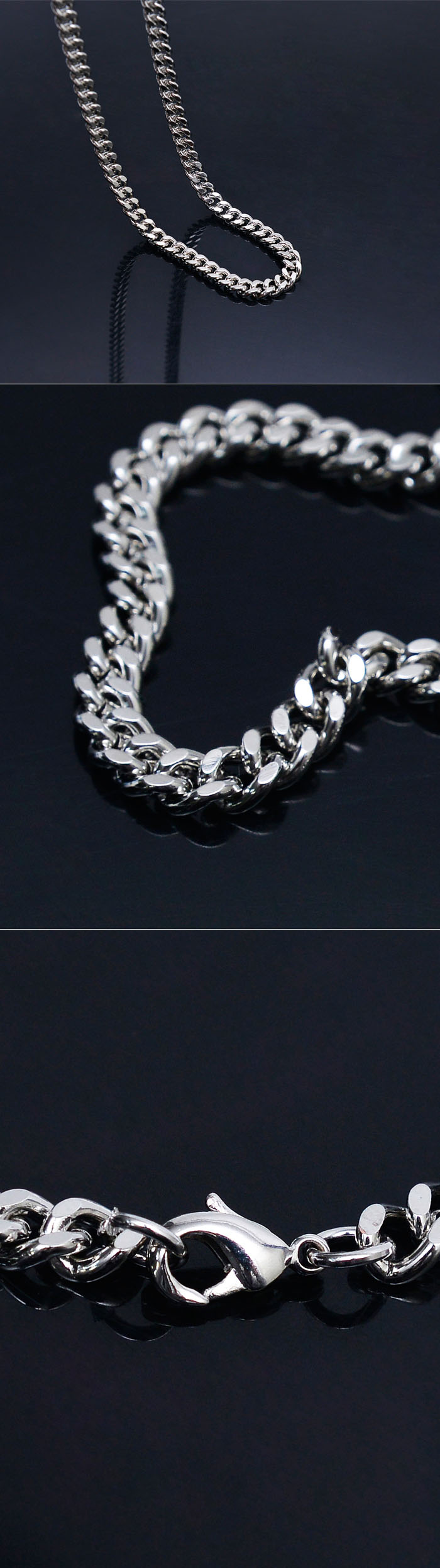 Accessories :: Necklaces :: Long Silver Metal Chain-Necklace 238 ...