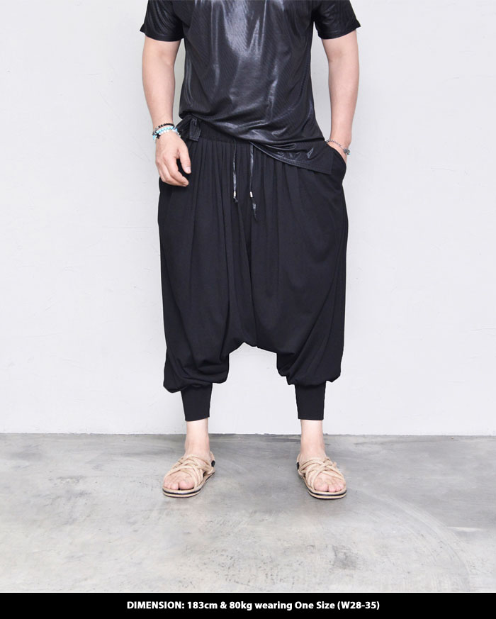 Bottoms :: Pants :: Wrinkle Aladdin Drop Baggy-Pants 448 - GUYLOOK Men ...