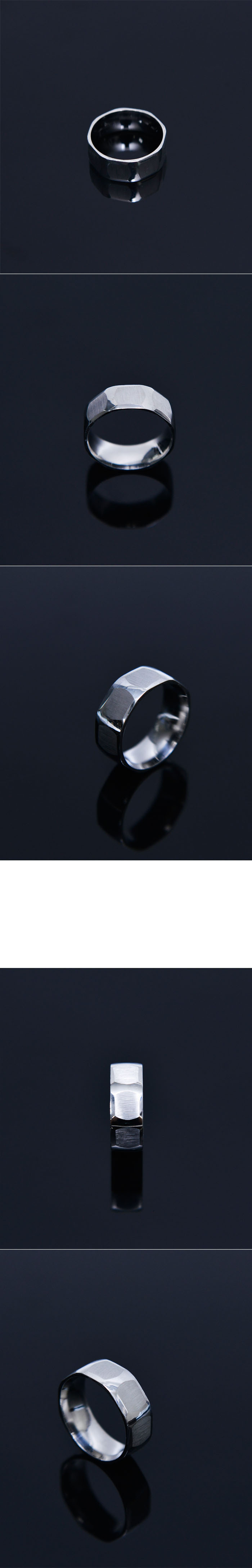 Accessories :: Rings :: Octangle Steel Ring-Ring 93