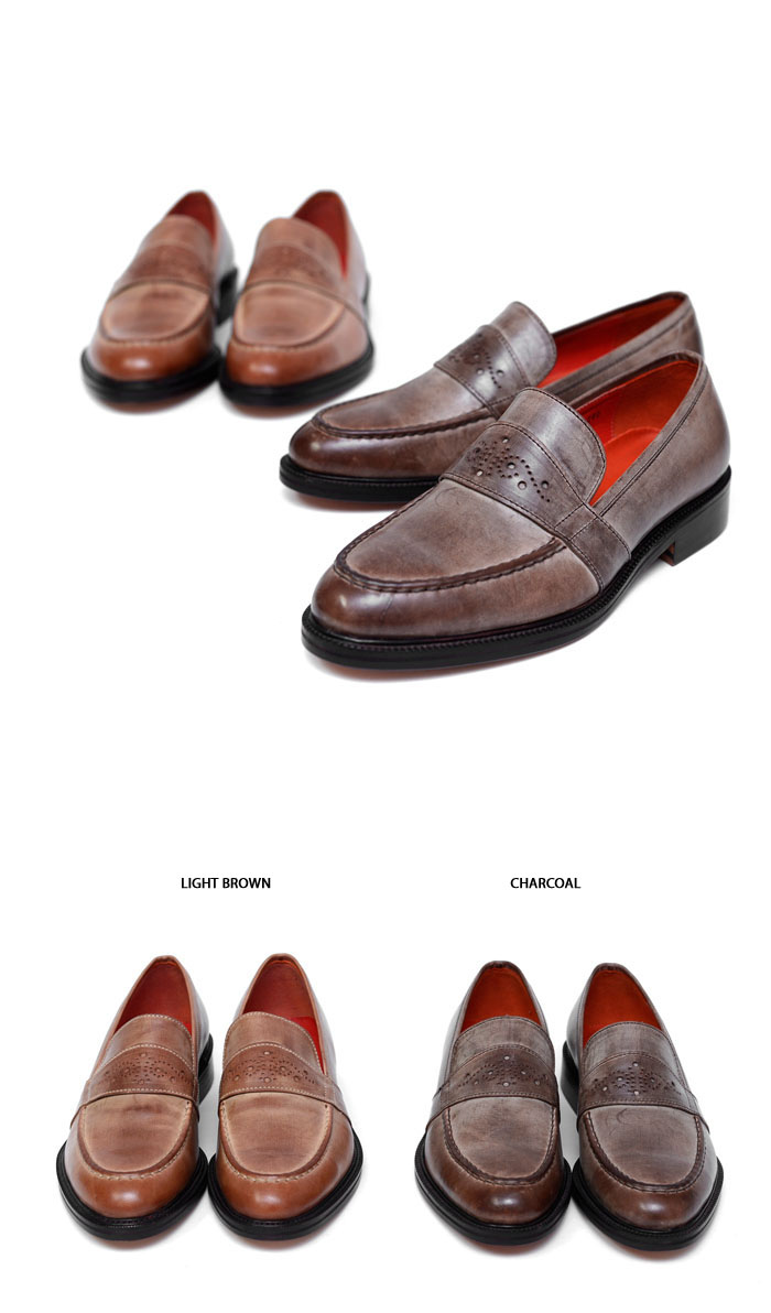 Shoes :: Gradation Fade Finish Custom Loafer-Shoes 332 - GUYLOOK Men's ...