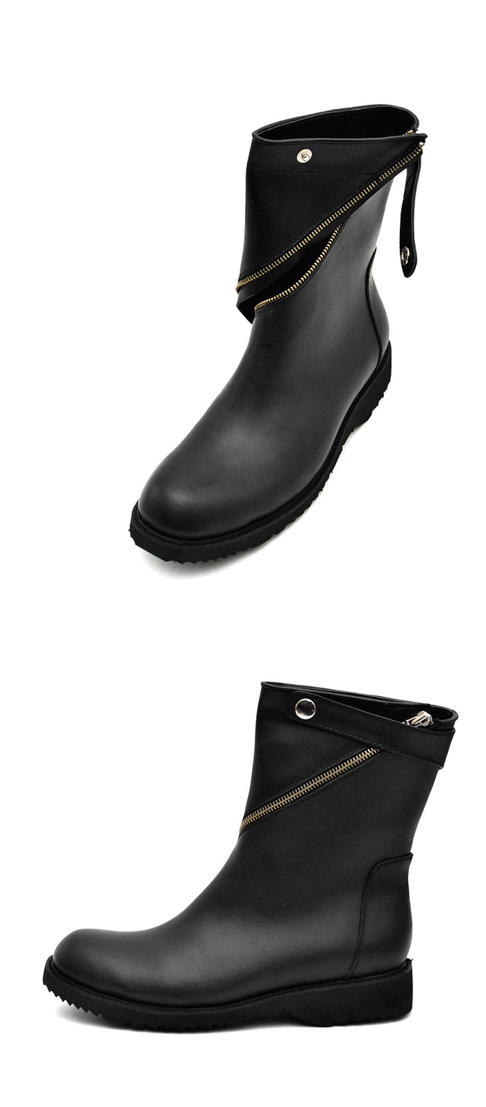 Shoes :: Last 1) Oblique Zip Assassin Creeper Boots-Shoes 353 - GUYLOOK ...