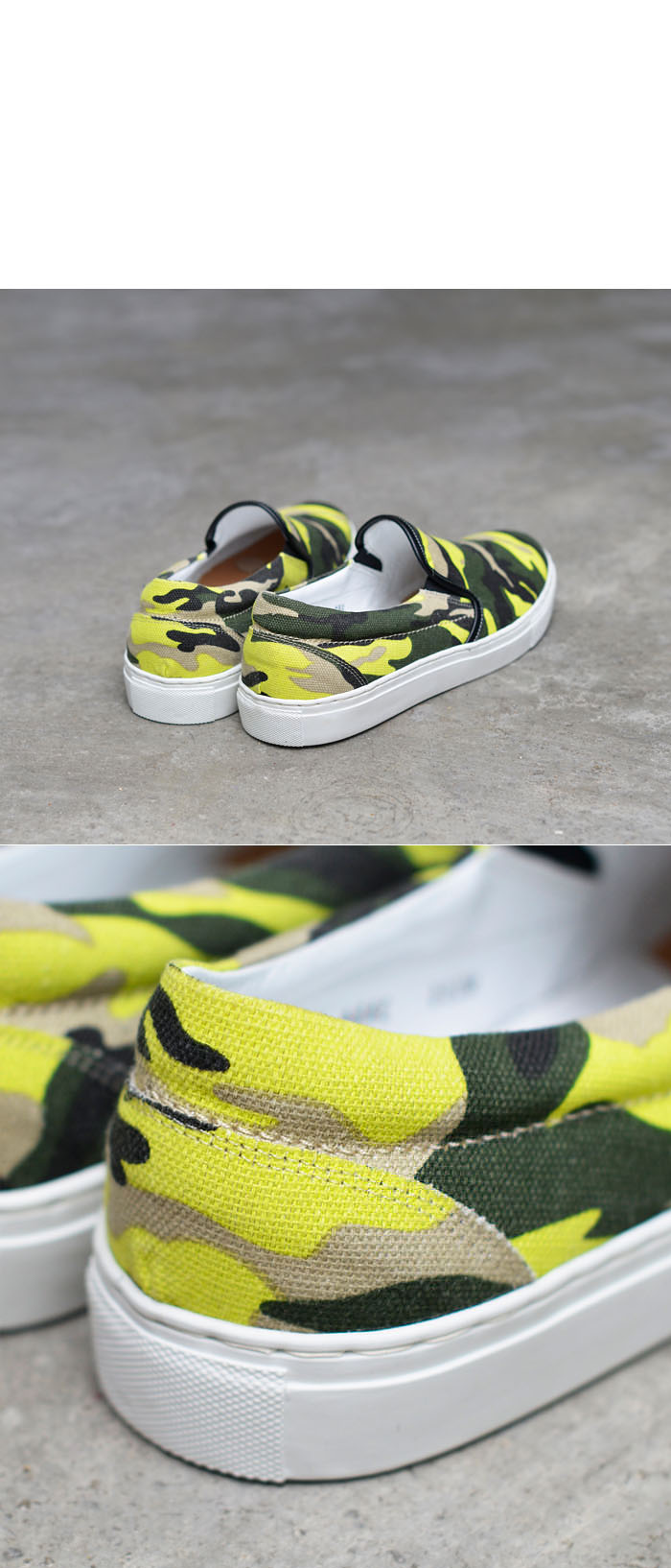 Shoes :: Summer Linenblend Camouflage Slipon-Shoes 466