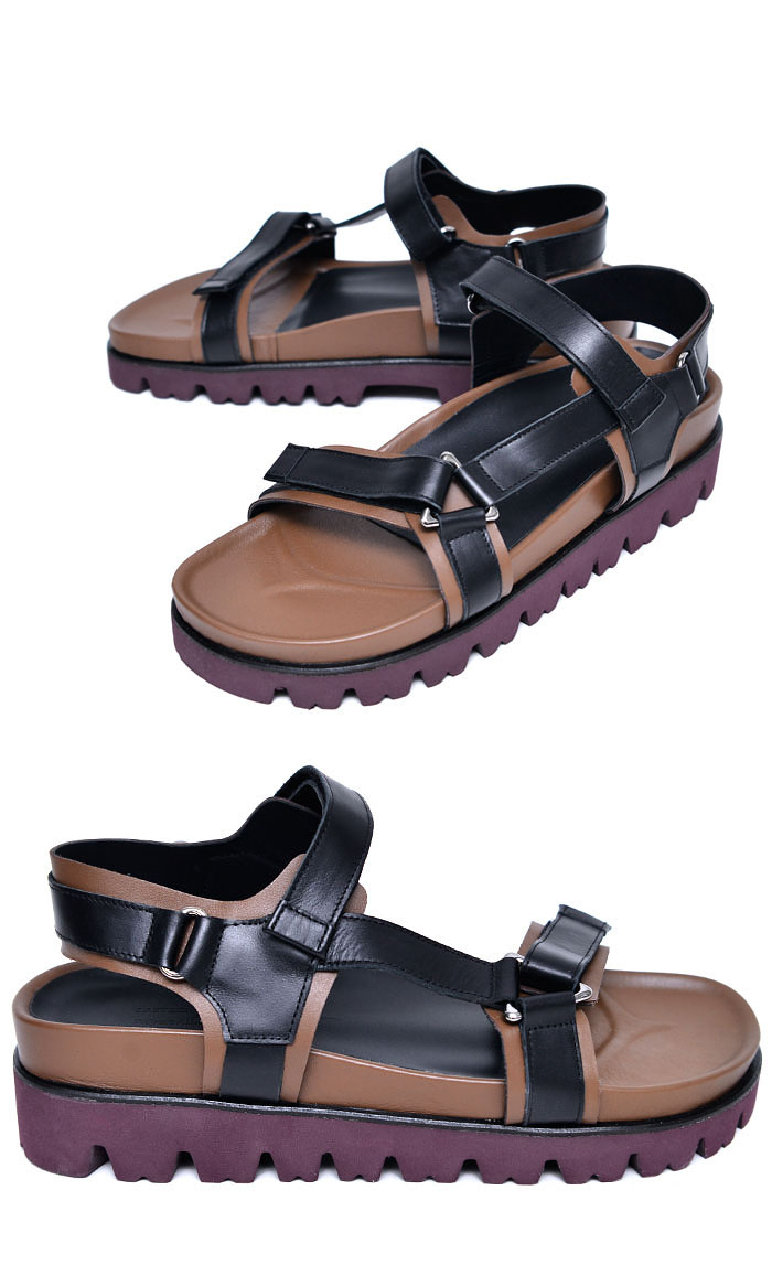 Shoes :: Sandals :: 5.5cm Height Increasing Leather Sandal-Shoes 651