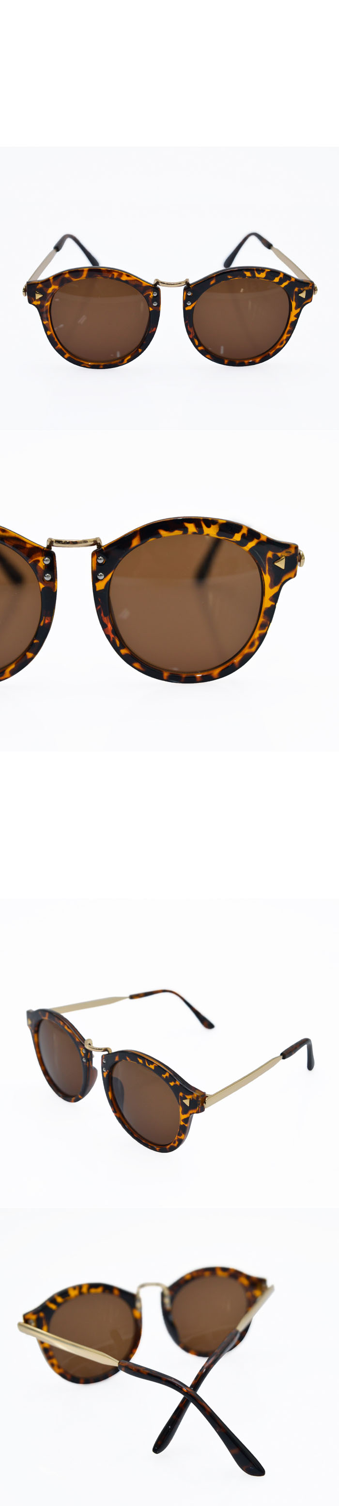Accessories :: Sunglasses & Glasses :: Euro Chic Teardrop Gold Rivet ...