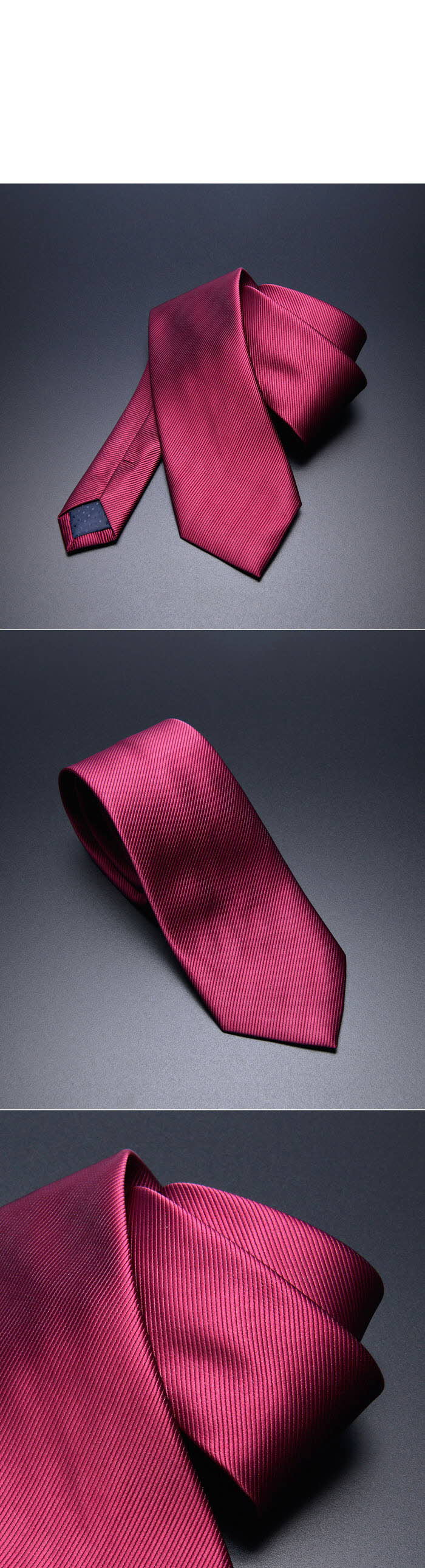 Accessories :: Ties :: Basic Ribbed Silket Dress Tie-Tie 52