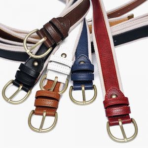 men's canvas leather belt