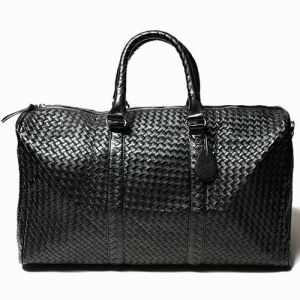 Braided Leather Boston Bag-Bag 08