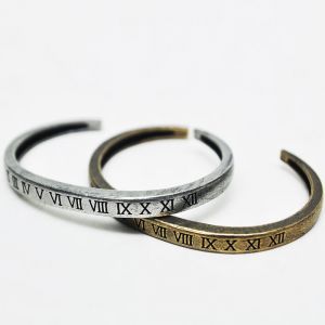 Antique Roman Number Bangle-Bracelet 141