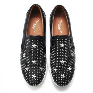 Premium Custom Star Stud Slip ON-Shoes 296