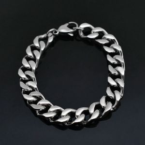 Stainless Steel Minimal Chain Cuff-Bracelet 192