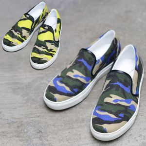 Summer Linenblend Camouflage Slipon-Shoes 466