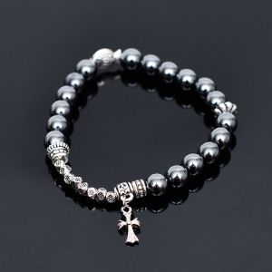 Multi Silver Gemstone Beads-Bracelet 236