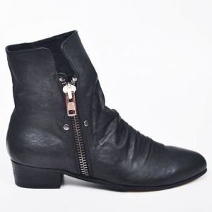 Vintage Premium Calfskin Ankle Boots-Shoes 133