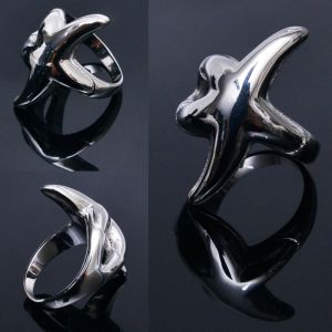 Super Unique Silver Star Ring-Ring 51