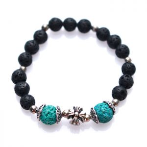 Real Volcano Stone Mix Beads-Bracelet 292