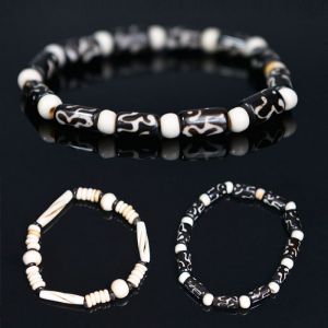 Tribal Camel Bone Beads-Bracelet 323