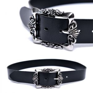 Gothic Square Buckle Cowhide-Belt 184
