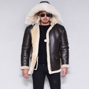Premium Hooded Full Shearling-Leather 149