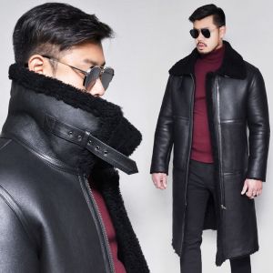Black Label Full Shearling Highneck-Leather 152