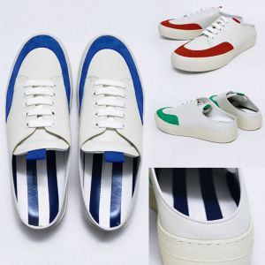 Suede Contrast Mule Sneakers-Shoes 752