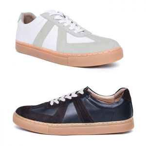 German Soldier Leather Sneakers-Shoes 764