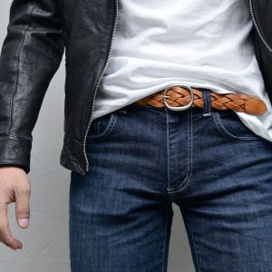 Classy & Versatile Braided Leather-Belt 209