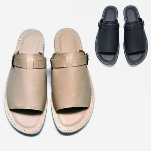 Sleek Classy Cowhide Sandals-Shoes 817