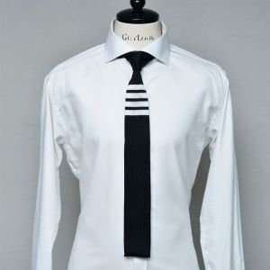 Classy Striped Square Knit-Tie 68
