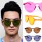 Seamingless Transparent Round Color Lense-Sunglasses 67