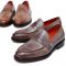 Gradation Fade Finish Custom Loafer-Shoes 332