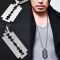 Stainless Oversized Swag Razor Long Chain-Necklace 189