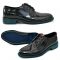 Contrast Sole Enamel Coating Oxford-Shoes 408