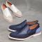 Suede Wingtip Contrast Loafer-Shoes 458